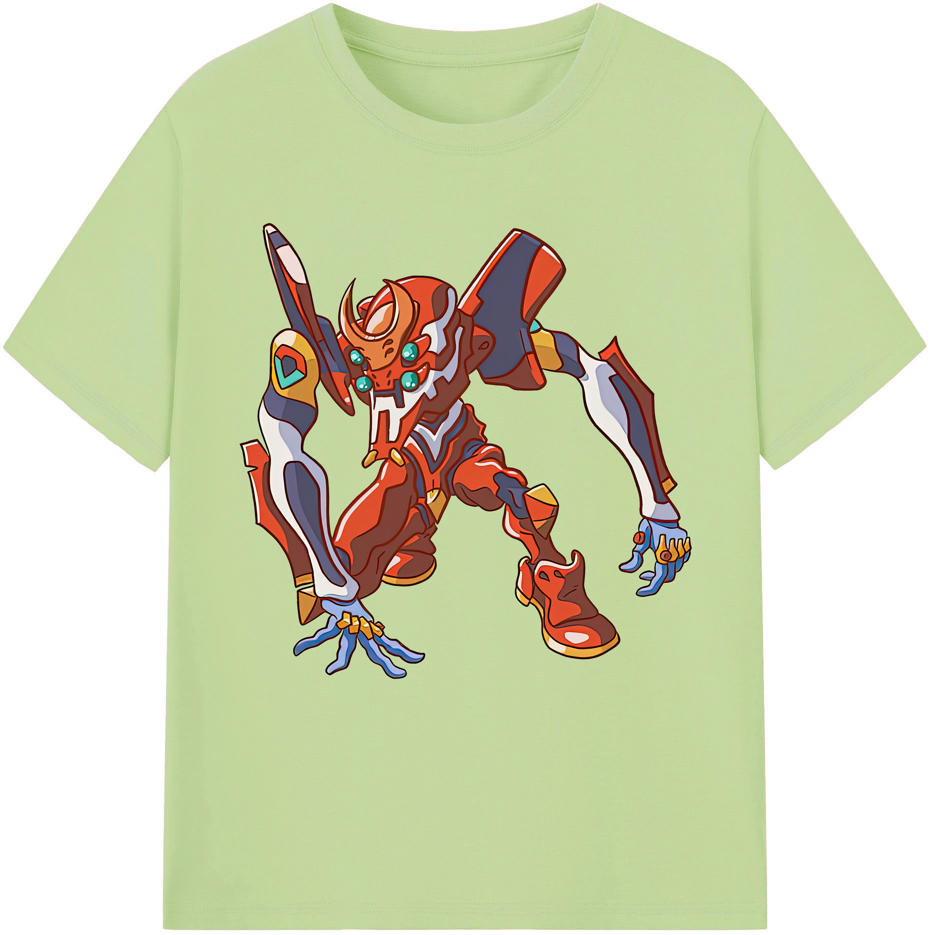 （画像用） EVA 新世紀エヴァンゲリオン 綿100％半袖Tシャツ（フロントプリント）